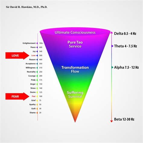 能量表格|解鎖能量的秘密：如何透過大衛霍金斯能量表提升你的。